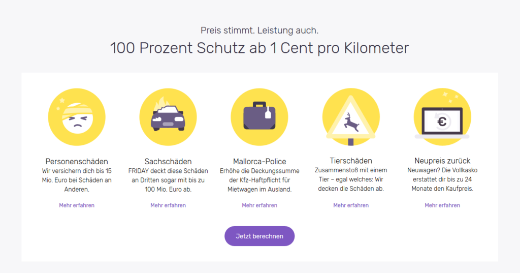 Friday Autoversicherung 12/2023 Testbericht & Erfahrungen